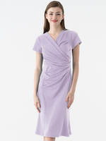 Lavender Gather Dress