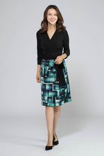 Kate Check Collared Wrap Dress