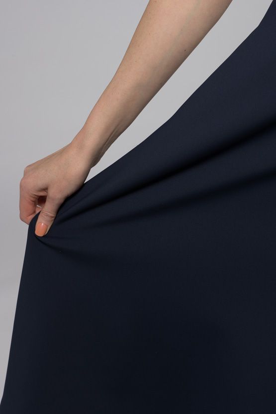 Navy Space Flare Dress