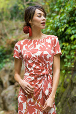 Japanese Pattern: Red Goldfish Daily Dress