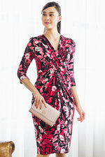 Pink Leaf Venus Dress