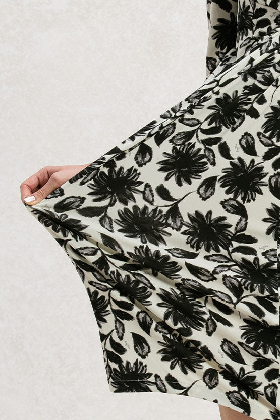 Black Gerbera Venus Dress