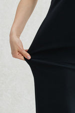 Suit Friendly: Airy Stretch Navy Bizsack Dress