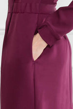 Bordeaux Shirt Dress