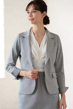 Light Gray Tailored Jacket