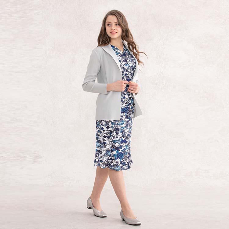 Pair it with light gray for a cool office look