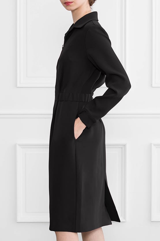 Black Shirt Dress