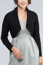 Black Washable Bolero Cardigan