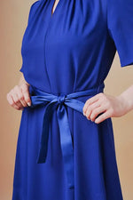 Stretch Chiffon: Long Mermaid Dress