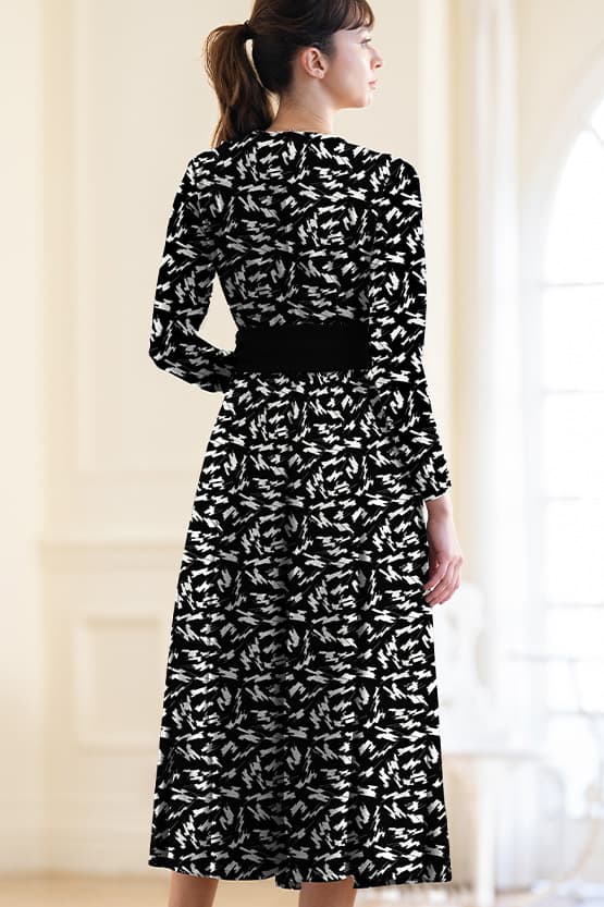 Find Cats Cache-Coeur Ribbon Dress (with Anti-Static Petticoat)