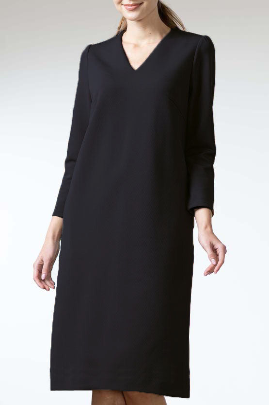 [Space Material] Navy Sack Dress