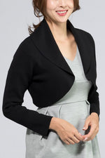 Black Washable Bolero Cardigan