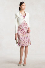 White Tiny Dot Marilyn Dress