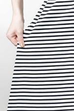 White X Black Natural Wrap-Style Short Sleeve Dress