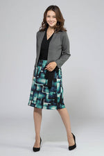 Kate Check Collared Wrap Dress