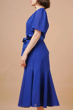 Stretch Chiffon: Long Mermaid Dress