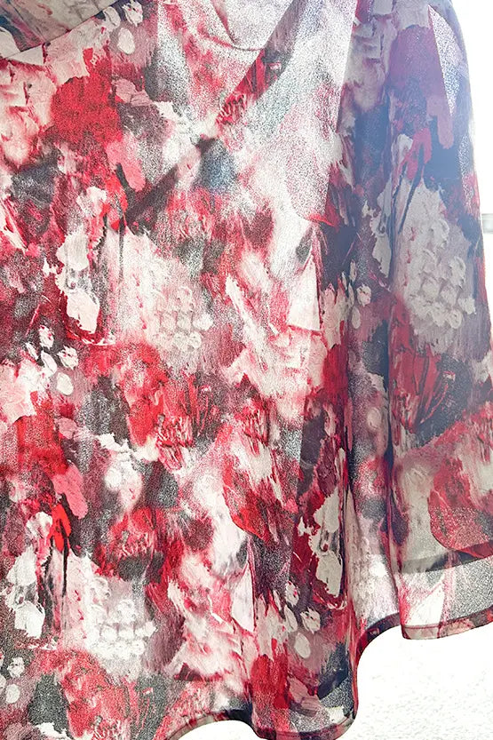Stretch Chiffon: Passion Mandarin Mermaid Dress