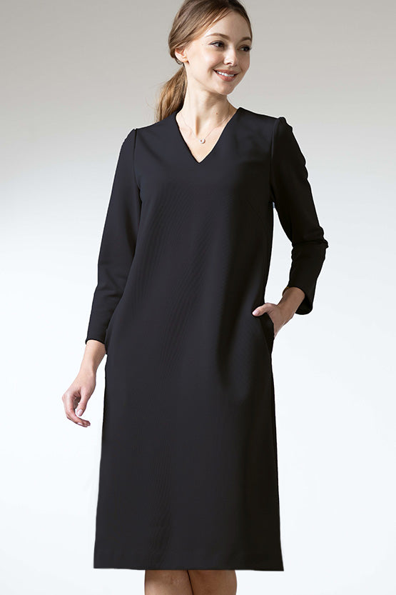 [Space Material] Navy Sack Dress