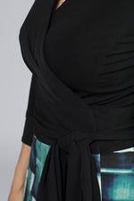 Kate Check Collared Wrap Dress