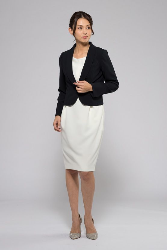 White Washable Stretch 3D Dress