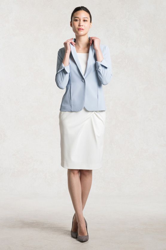 Pale Blue Tailored Jacket