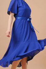 Stretch Chiffon: Long Mermaid Dress