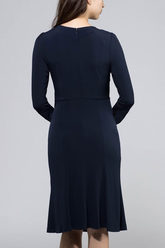 Restock!: Navy Gathered Dress
