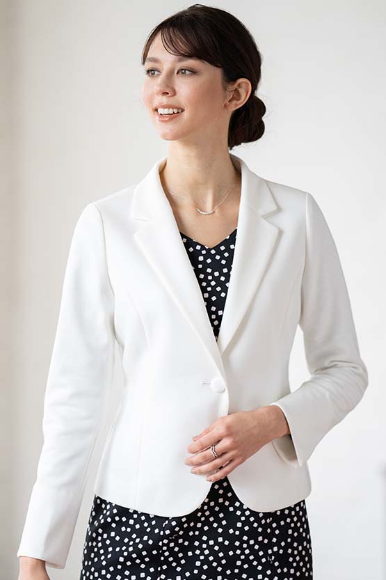 White Tailored Jacket