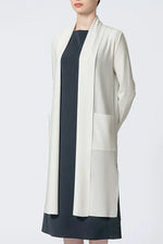 【Washable Wool Knit】Long Line Cardigan