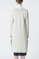【Washable Wool Knit】Long Line Cardigan