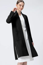 【Washable Wool Knit】Long Line Cardigan