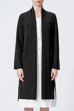 【Washable Wool Knit】Long Line Cardigan