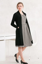 【Washable Wool Knit】Long Line Cardigan