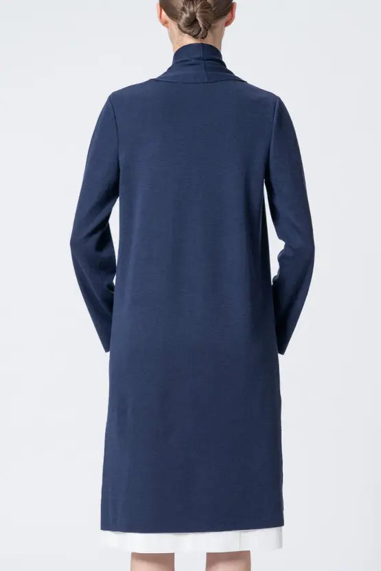 【Washable Wool Knit】Long Line Cardigan