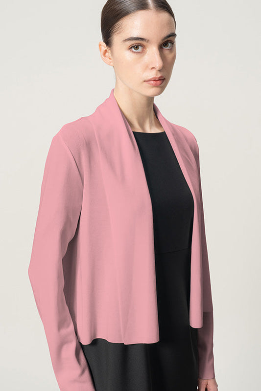 [Cool knit] Short line cardigan