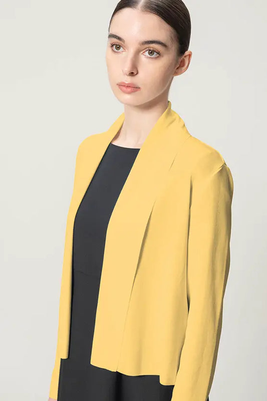 Soft Touch Knit: Short line cardigan