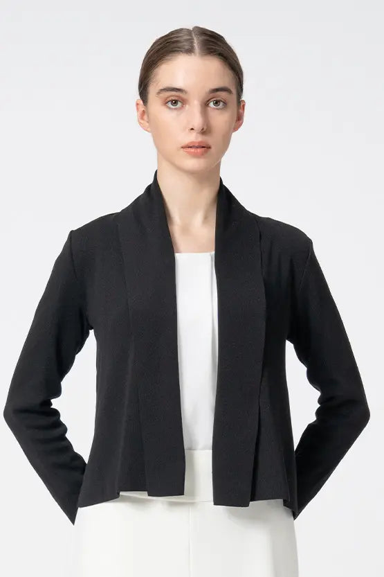 【Washable Wool Knit】Short Line Cardigan