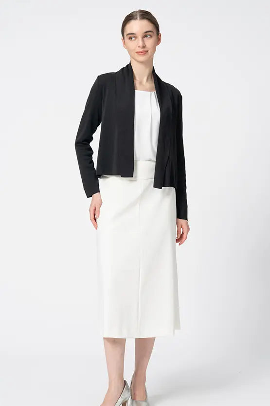 【Washable Wool Knit】Short Line Cardigan