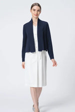 【Washable Wool Knit】Short Line Cardigan