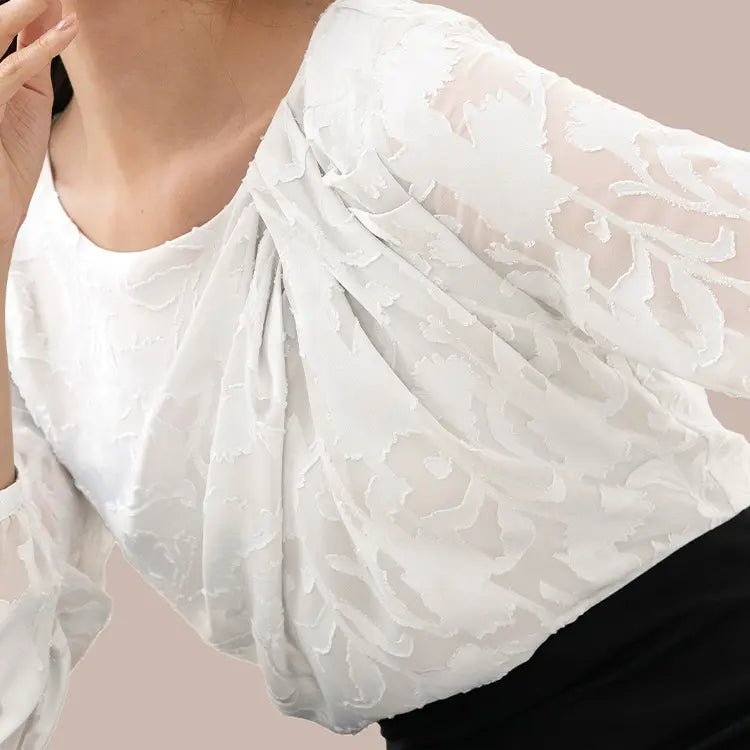 Draw attention upwards with gorgeous tucks