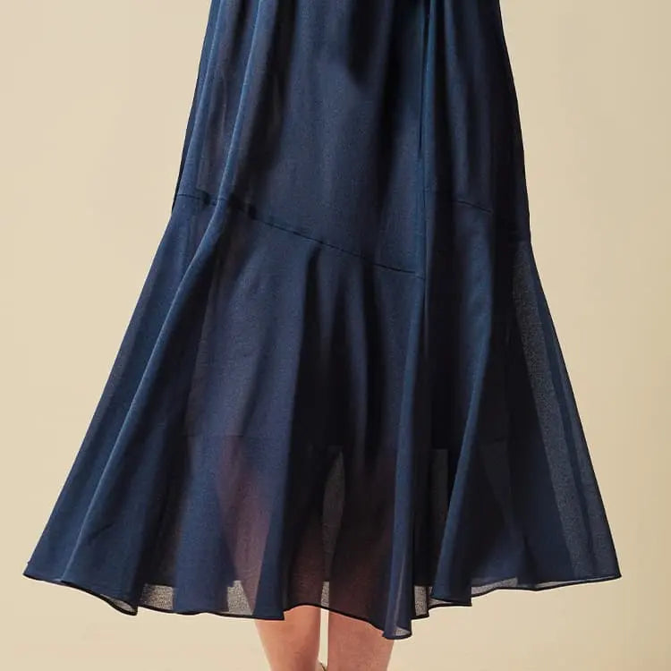 A beautiful mermaid A-line that sways with every step