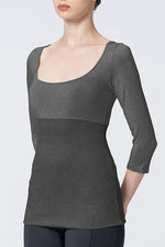 【Warm】Shaping Under Top 3/4 Sleeve