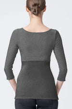 【Warm】Shaping Under Top 3/4 Sleeve