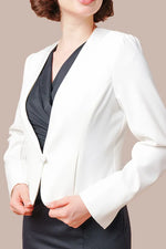 Space Material: Bolero Jacket with Buttons