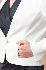 Space Material: Bolero Jacket with Buttons