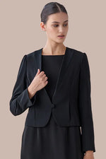 Space Material: Bolero Jacket with Buttons