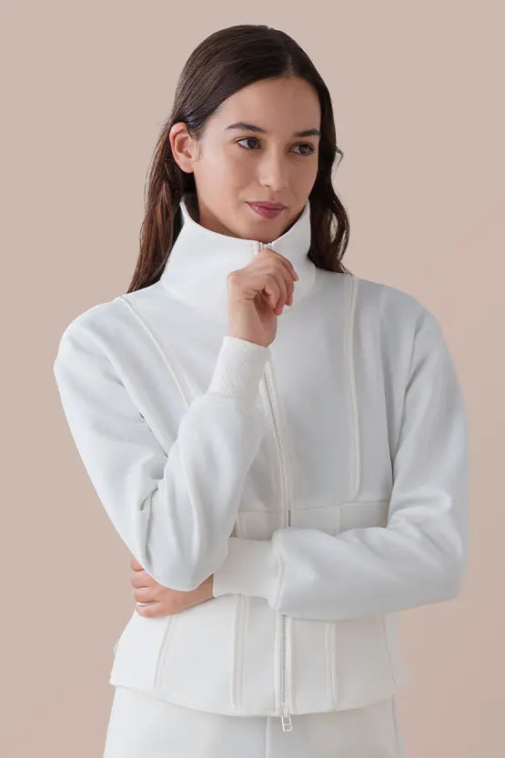 Space Material: Corset Zip-Up