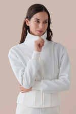 Space Material: Corset Zip-Up