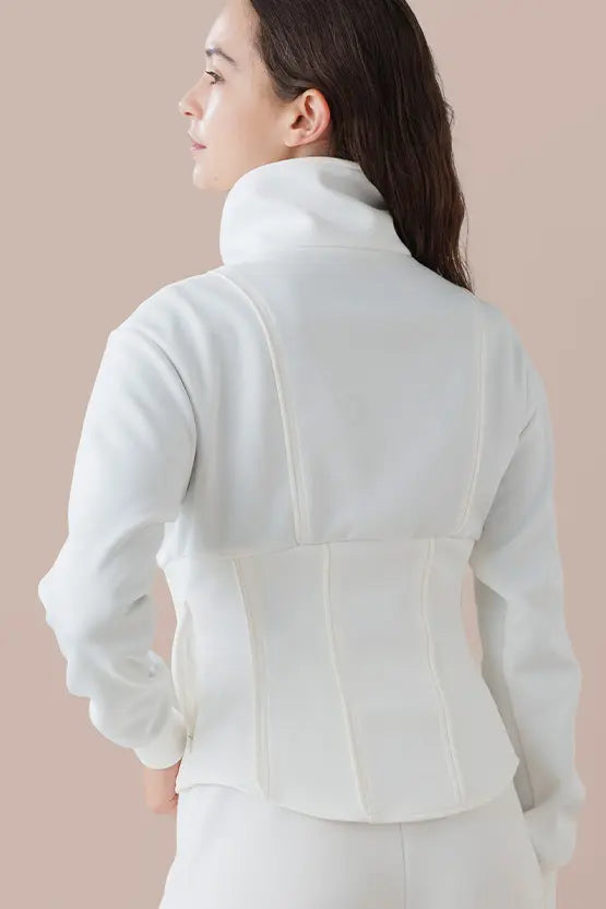 Space Material: Corset Zip-Up