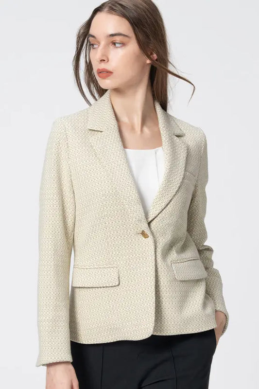 Lame Jacquard: Tailored Jacket